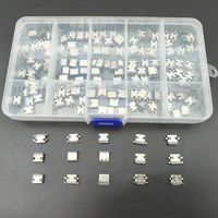 150 unids/caja 15 modelos USB tipo C puerto de carga conector Dock 6/16Pin USB-C enchufe PCB conector de soldadura teléfono móvil Kit de reparación DIY