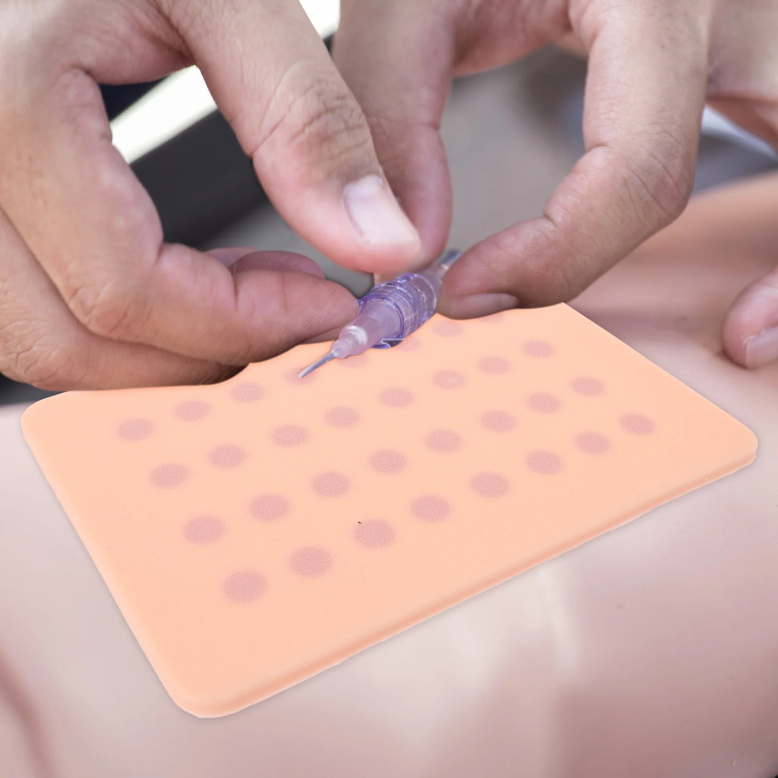 

Skin Test Training Module Subcutaneous Injection Practice Pad Silicone Silica Gel