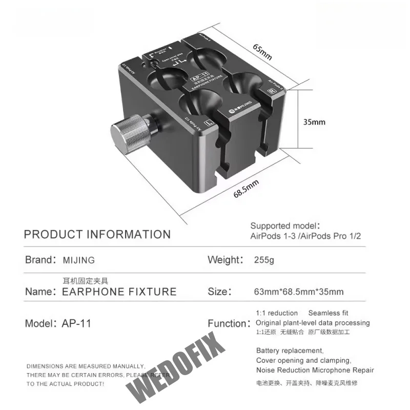 Mijing سماعة إصلاح فتح تركيبات ل Airpods 1 2 3 و Airpods Pro تبديل البطارية المشبك تفكيك وتثبيت #6