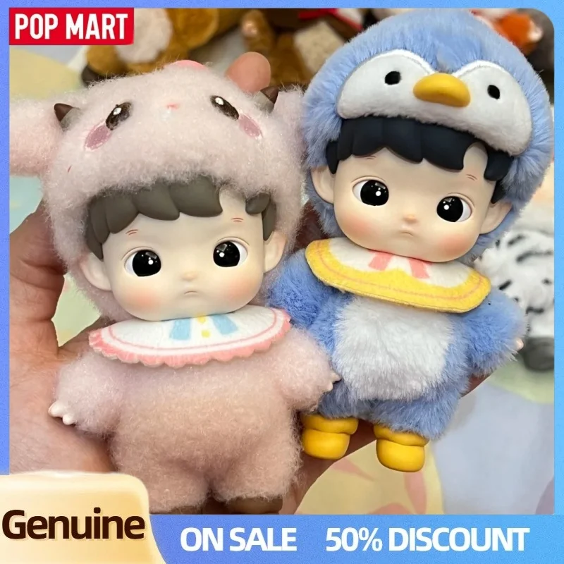 

Подлинная виниловая плюшевая фигурка Popmart Haipupu Snuggle With You Series, милая загадочная коробка Haipupu, подарок на день рождения для девочки
