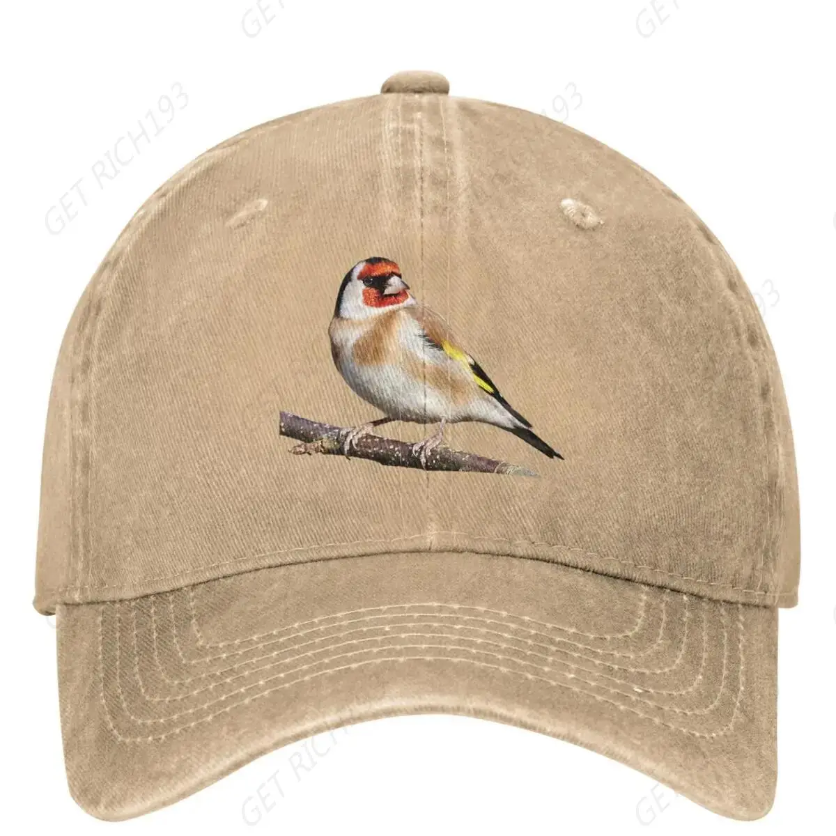 

Goldfinch Beautiful Bird Baseball Cap Street Style Unisex Men Trucker Hat For Birds Lovers Sun-Proof Hiking Snapback Cap Gift