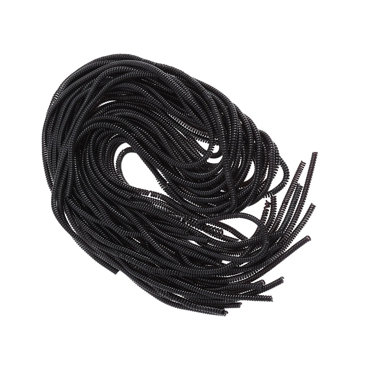 

20pcs Spiral 60Cm Tpu Cable Sleeves For Headphone Cord Cable Sleeve Spiral Wire Protector Organizer Black