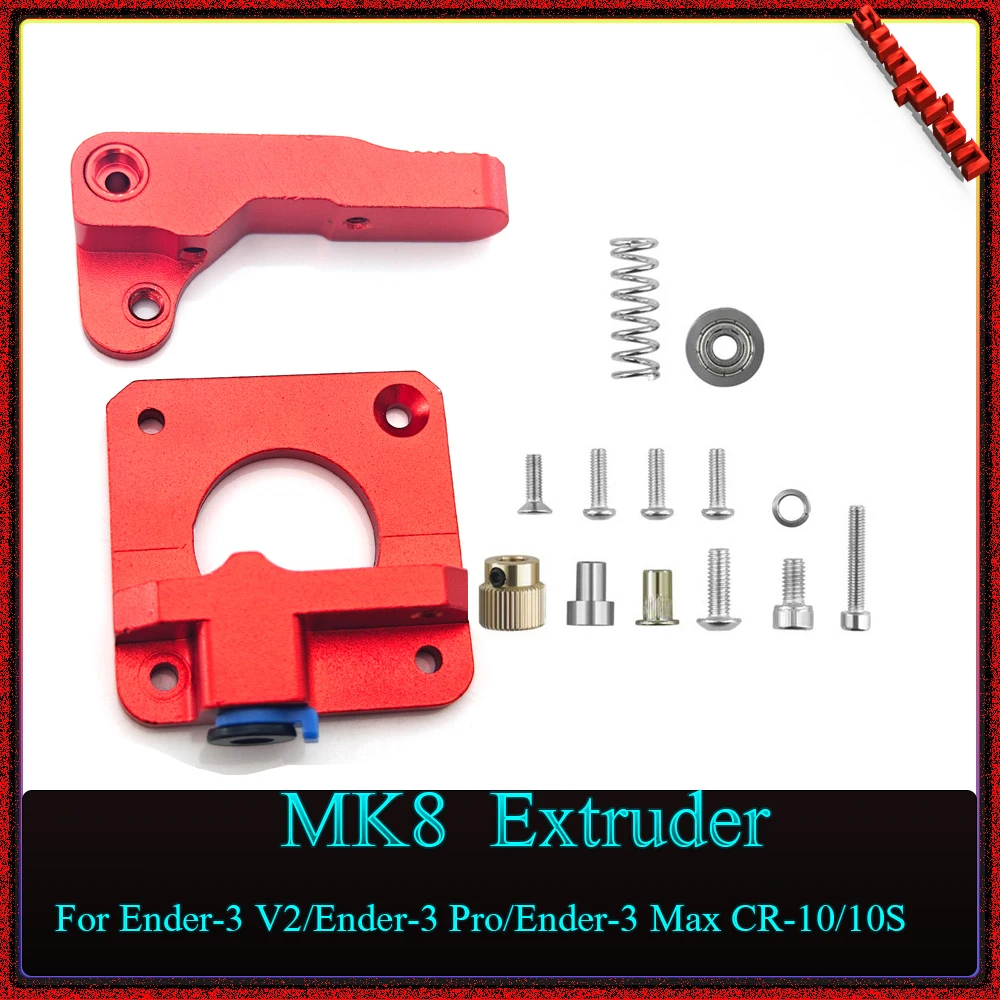 3D Printer Parts Creality Official Ender 3 Extruder Upgrade Metal MK8 Bowden  for Ender-3 V2/Ender-3 Pro/Ender-3 Max CR-10/10S