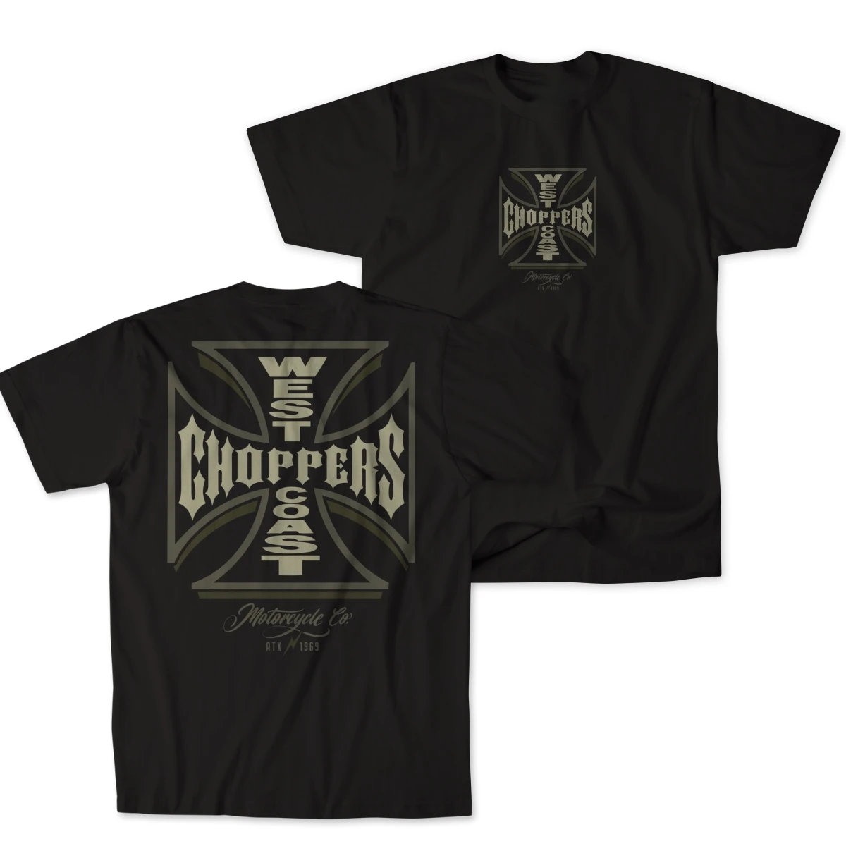 Pop Summer West Coast Choppers Grafik-Baumwoll-T-Shirt Unisex Sommer Kurzarm Mode Marken-T-Shirt Luxus Casual Vintage Tees – Detail 4