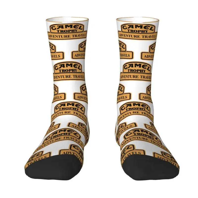 Camel Trophy Adventure Travels Dress Socks for Men Women Warm Fashion Novelty Crew Socks