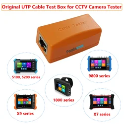 Network Cable Test Box CCTV Tester Detect Faulty Point of RJ45 Network Cable Connector Working with CCTV Camera Tester