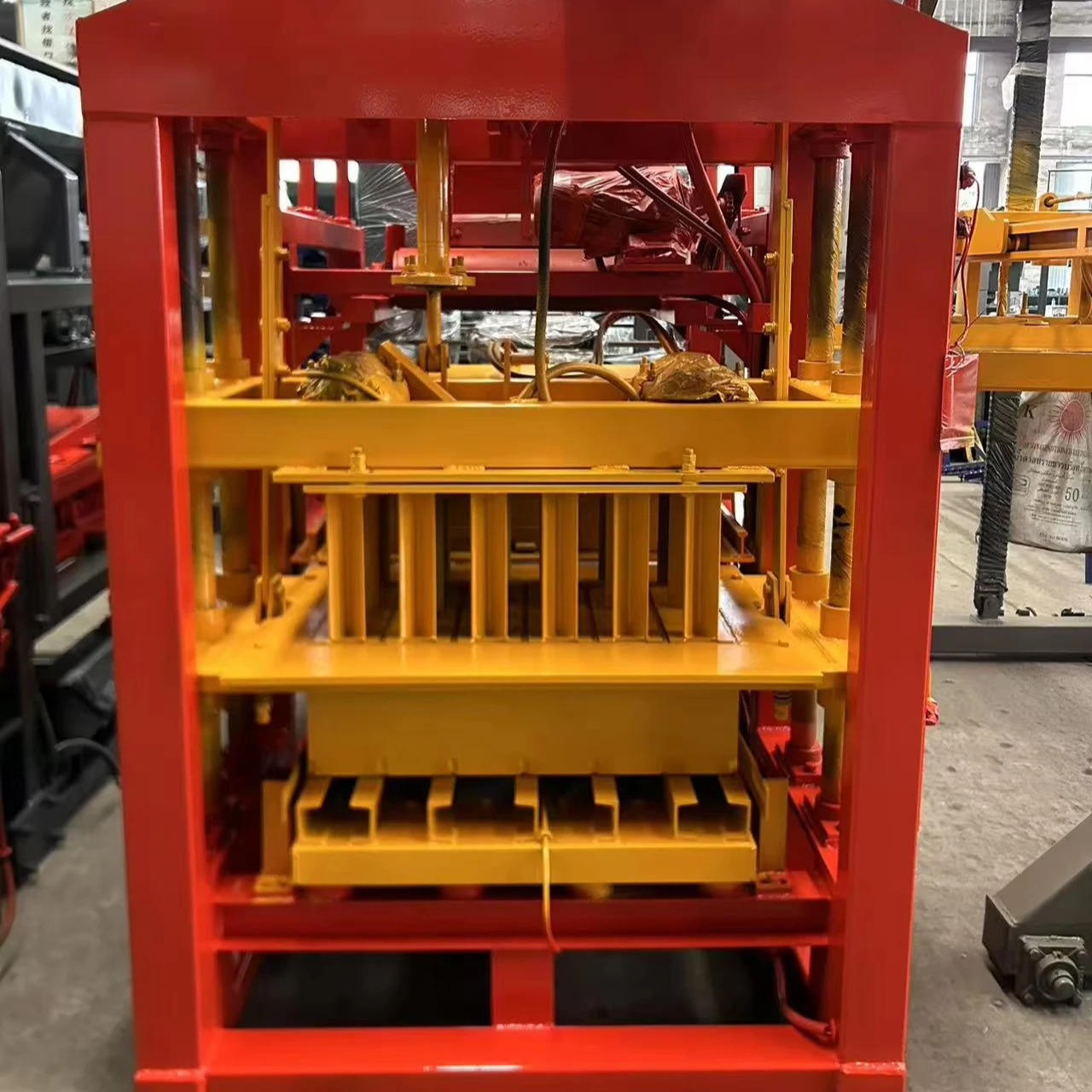 QT4-25 Brick making machinery China cheap block machine for sale Automatic hydraulic concrete China block machine