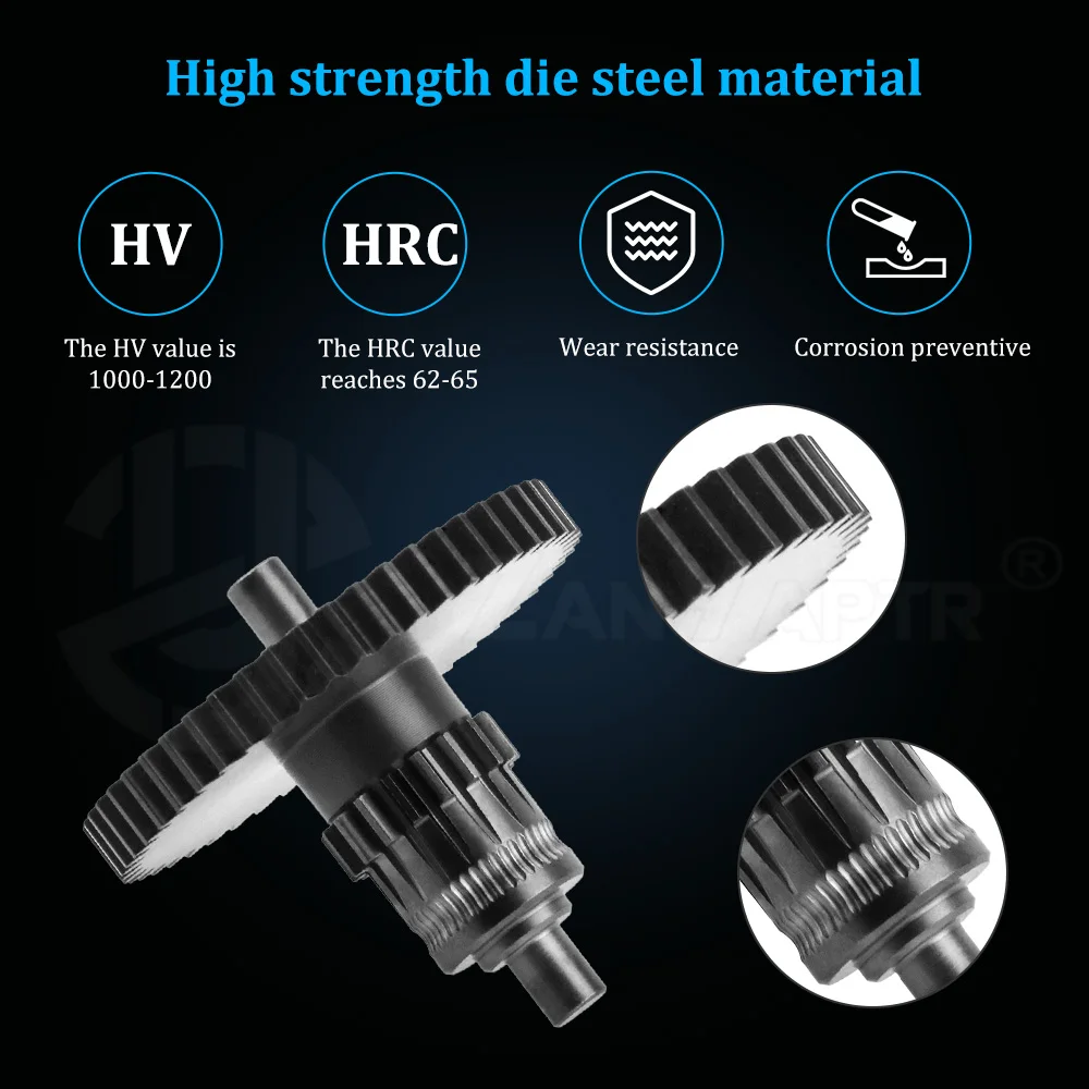 Kit de extrusora de actualización para Flashforge Adventurer 5M 5M Pro, piezas AD5M de acero endurecido, accesorios de impresión 3d de doble unidad