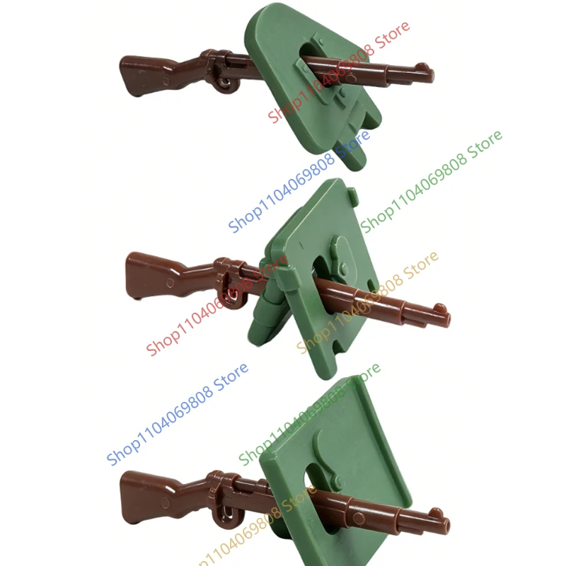 MOC Military Building Blocks Solider Figures Equipment Accessories Machine Guns Laser Gun Sniper Rifle Random Mini Bricks Toys