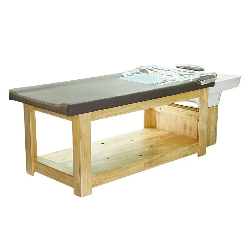 Foshan Factory New Arrival Modern Cheap Hair Washing Massage Shampoo Chairs Bed With Sink