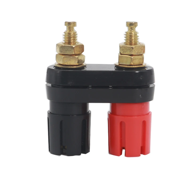 【5-1PCS】Banana plugs Couple Terminals  Connector Amplifier Terminal Binding Post Banana Speaker Plug Jack Red Black