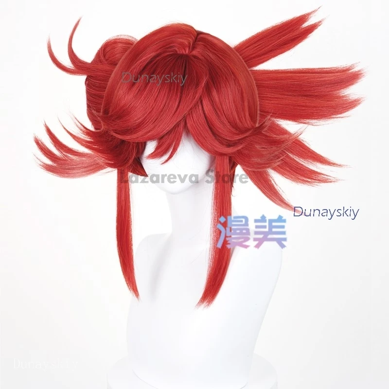 حدث disfraz المرأة أنيمي GACHIAKUTA Riyo شعر مستعار تأثيري فروة الرأس قبعة أنيمي الزي عالية الجودة تمويه