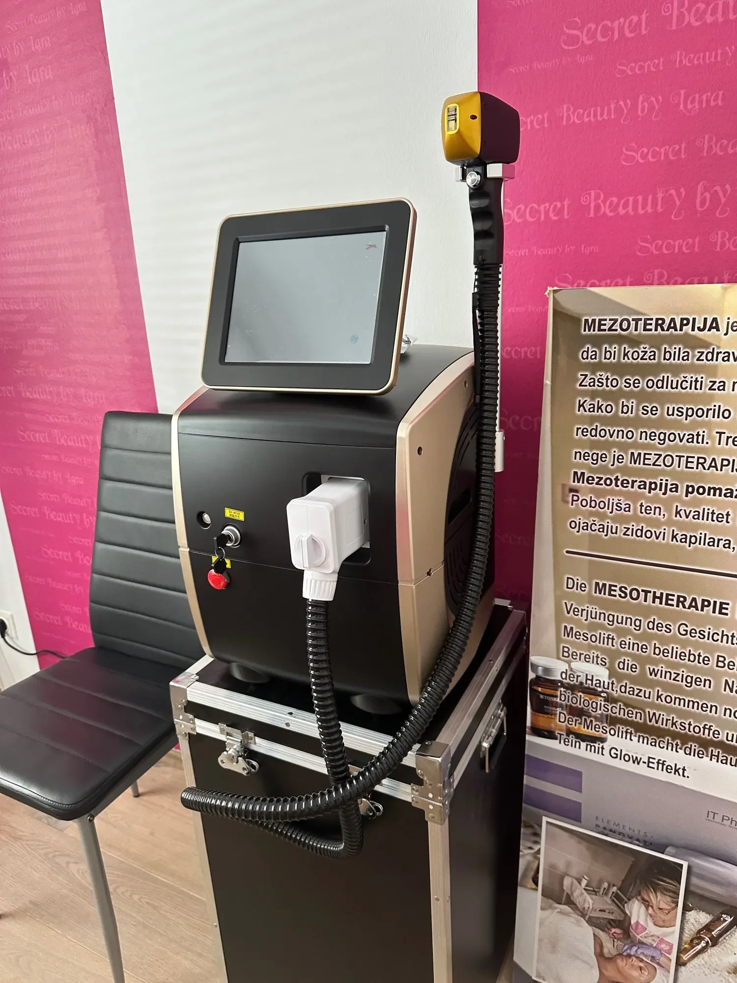 Máquina profissional da remoção do cabelo do laser do titânio do gelo do diodo portátil 808 755 1064 dispositivo alexandrite 3 ondas remoção permanente