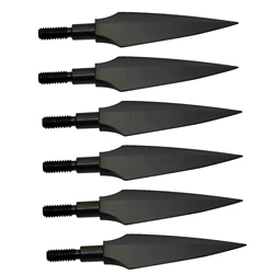 Alta Aço Carbono Seta Chefes para Tiro com Arco Caça, Pesca Composto Bow, Crossbows Recoil Arrowheads, 6, 12, 24Pcs, 125 Grain