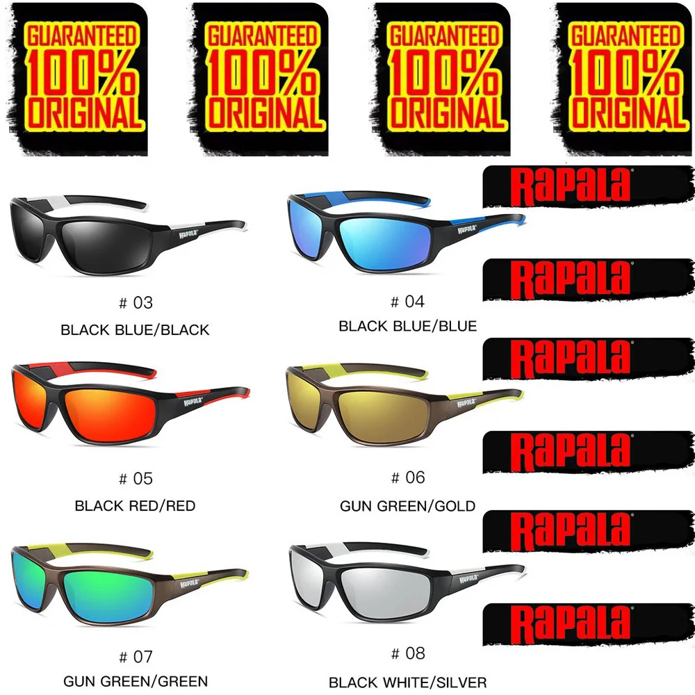 Original Rapala Polarized Sunglasses Outdoor Mountain Hike Anti-ultraviolet Classic Polarized Sunglasses for riding driving