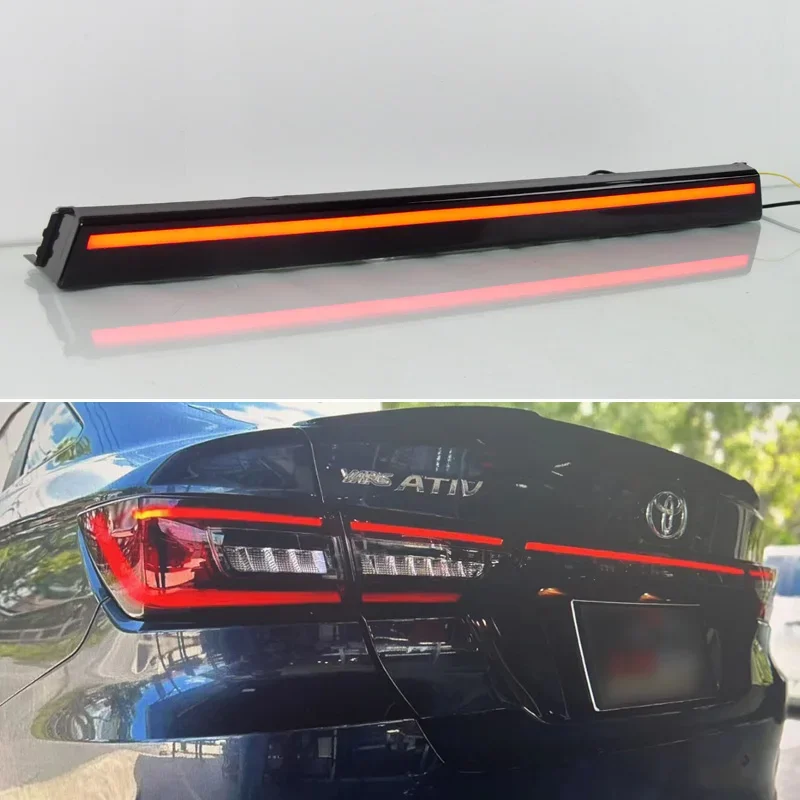 

Car LED Reflector Bumper Lamp Taillights For Toyota Yaris Ativ Vios 2022 2023 Backup lamps Brake Light Rear Lights