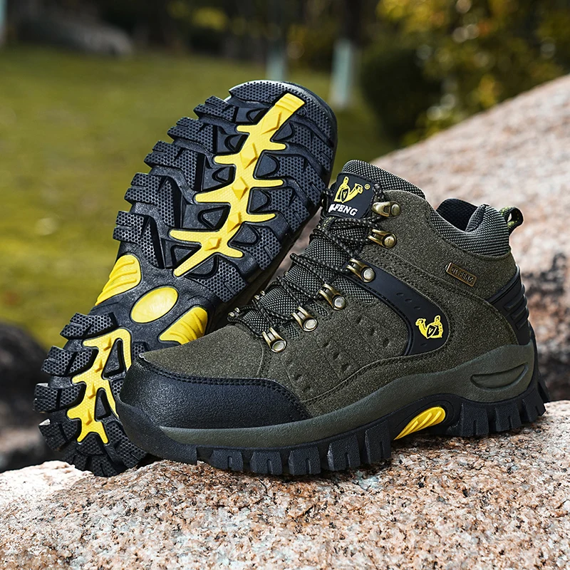 Large Size 47 Hiking Boots Men Autumn Winter Non Slip Climbing Shoes Women Ankle Trekking Boot an Outdoor Shoes