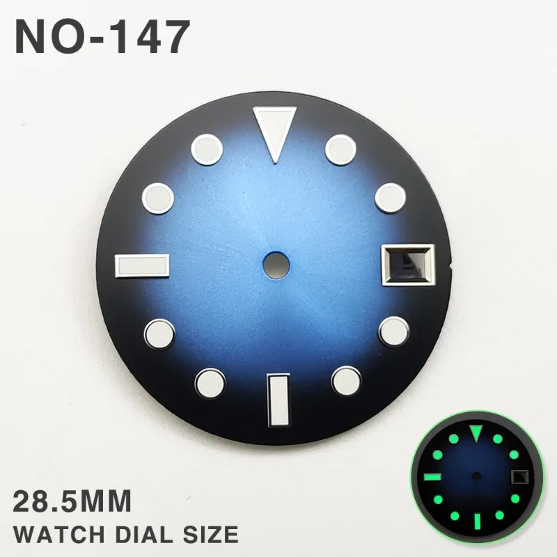 28.5MM modified accessories for NH35 dial luminous, substitute Seiko watch literally suitable for NH36/4R movement