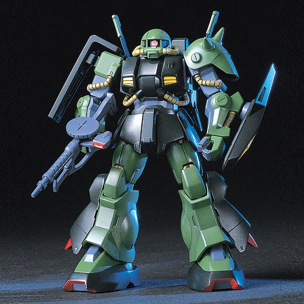 Bandai ของแท้ Gundam ชุดรูป HGUC 1/144 RMS-106 Hi-Zack ตุ๊กตาขยับแขนขาได้ประกอบของเล่นสำหรับเด็ก