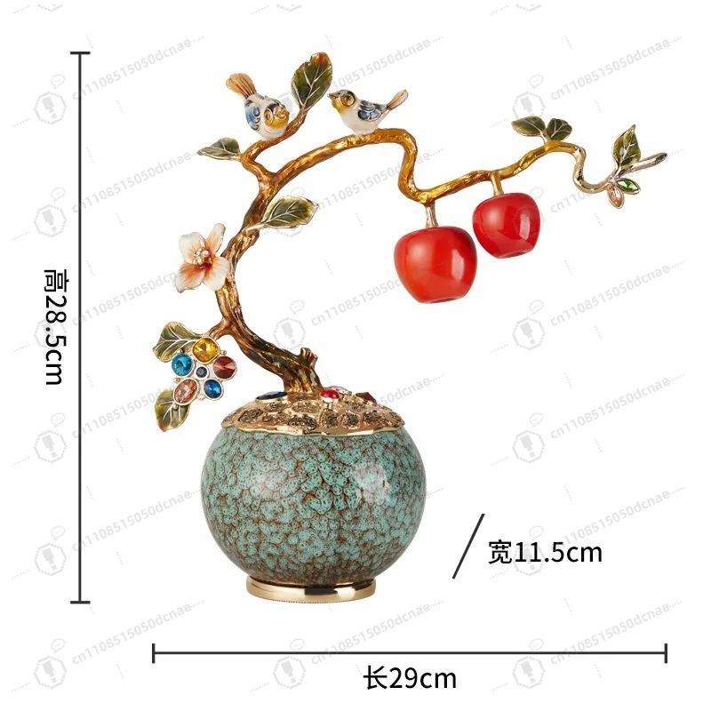 

Декоративное украшение «Мир и Радость», Изысканное эмалевое изделие ручной работы, Подарок на новоселье