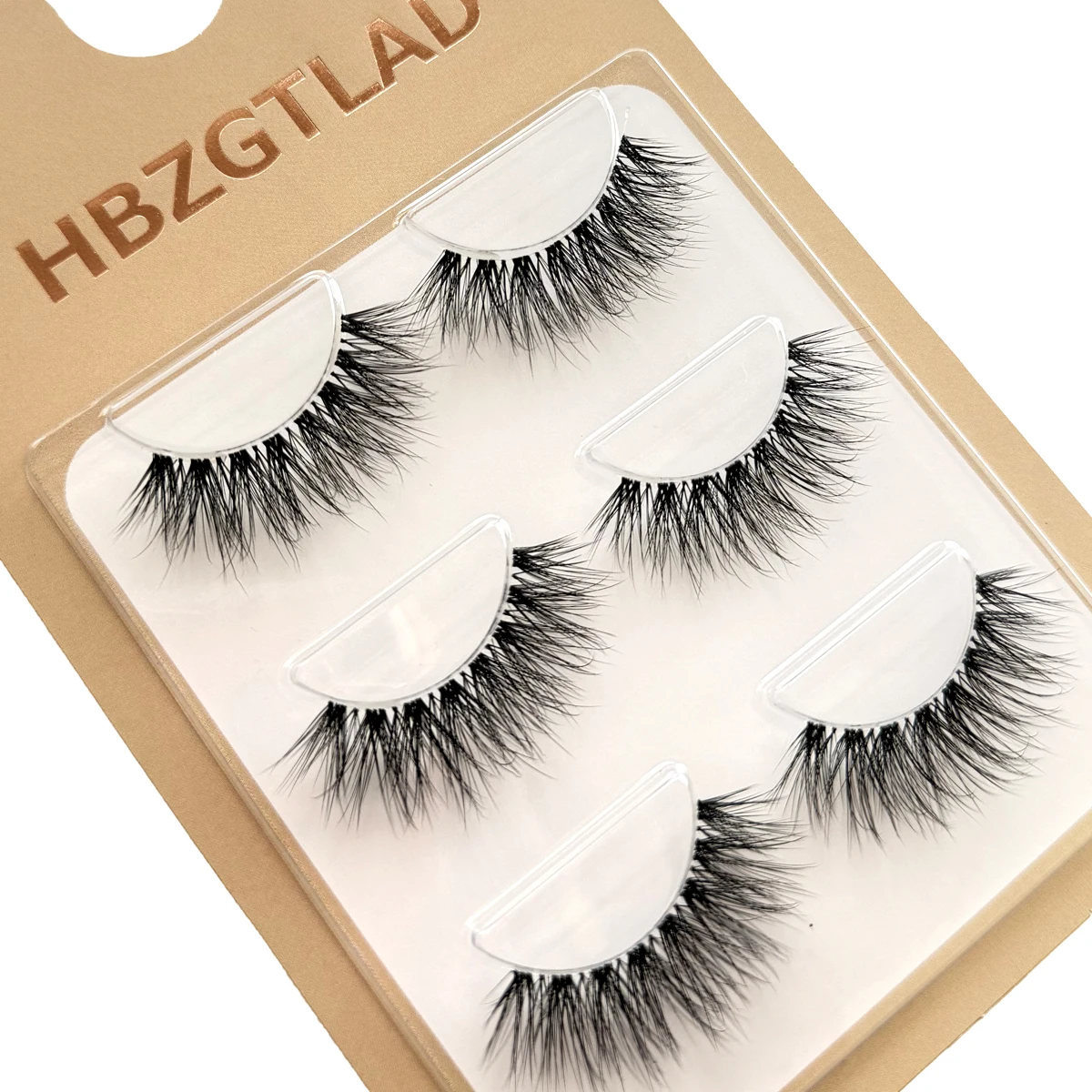 NEU 3 Paar 3D Nerz-Wimpern mit unsichtbarem Band, natürliche 5D Nerz-Wimpern, schwarze Nerz-Kunstwimpern, volle Wimpernbänder, wiederverwendbar – Detail 19
