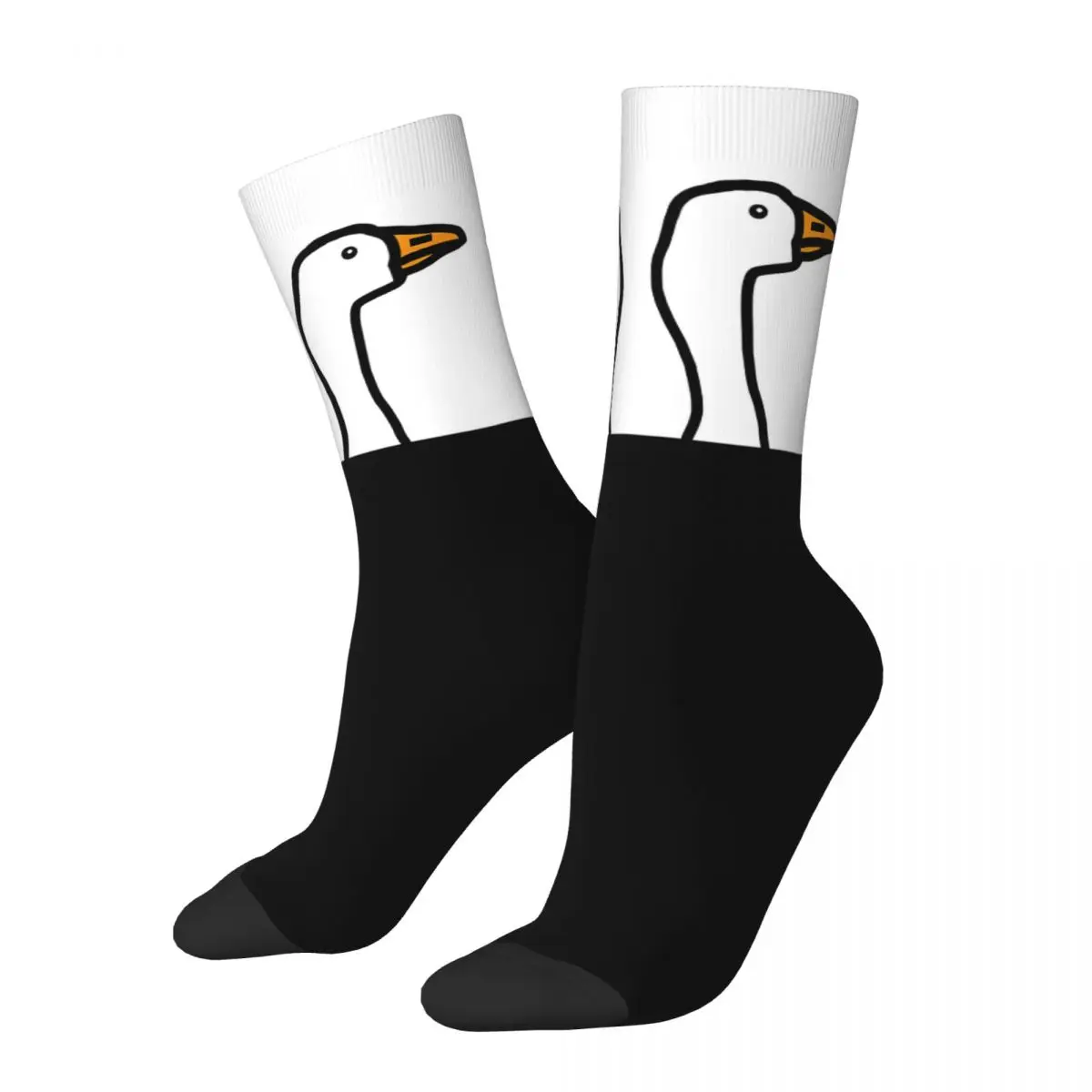 Portrait Of A Goose Socks Shopping 3D Print Boy Girls Mid-calf Sock