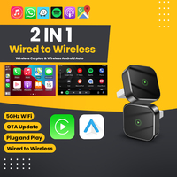 NEW Wireless CarPlay Adapter Wireless Android Auto Adapter 2 in 1 For Mazda Citroen Audi Kia Ford Opel Toyota Skoda Seat Volvo