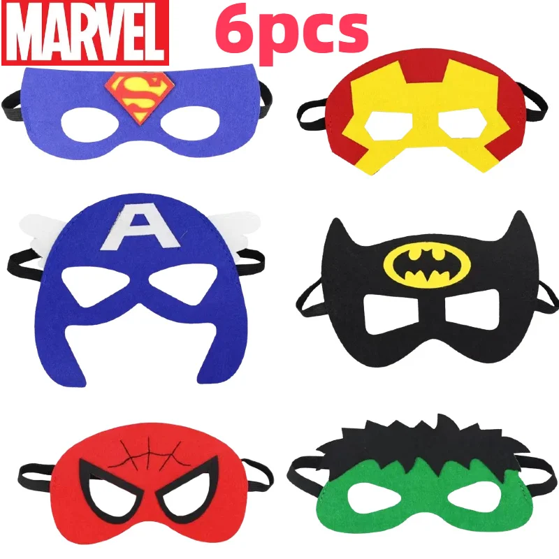 Children\'S Spiderman Mask Iron Man Felt Mask Hulk Captain America Movie Cosplay Superhero Mask Christmas Birthday Gifts Kids