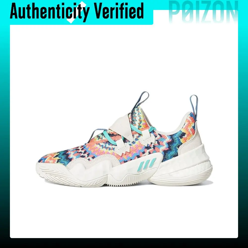 Adidas Trae Young 1.0 Basketball Shoes Unisex Low-top Blue/Orange GY0295