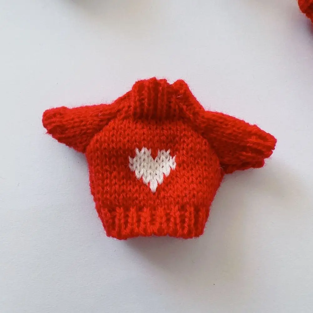 

Christmas Style Dolls Sweater White/Red/Green Idol Dolls BJD Doll Clothes 10cm Cute Doll's Clothing for 16cm/17cm Bjd Doll