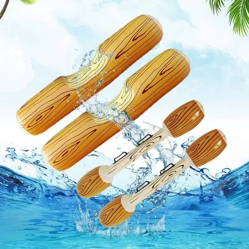 

Novelty Inflatable Wood Grain Game Stick Hawaii Wedding Hen Party Water Floating Toys Funny Bachelorette Carnival Gifts