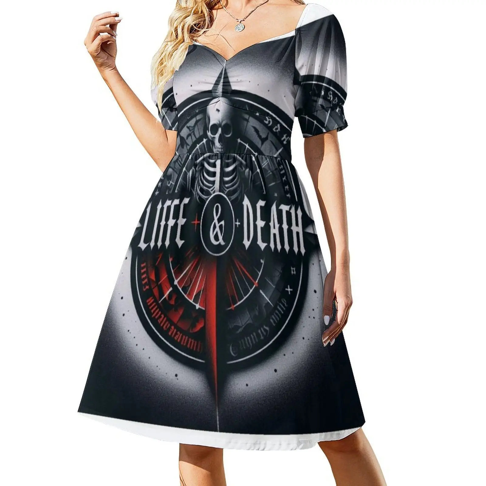 فستان كاجوال على الطراز الكوري للموت للنساء فساتين بسيطة يومية للمكتب للسيدات فساتين حفلات دورة حياة الموت #2