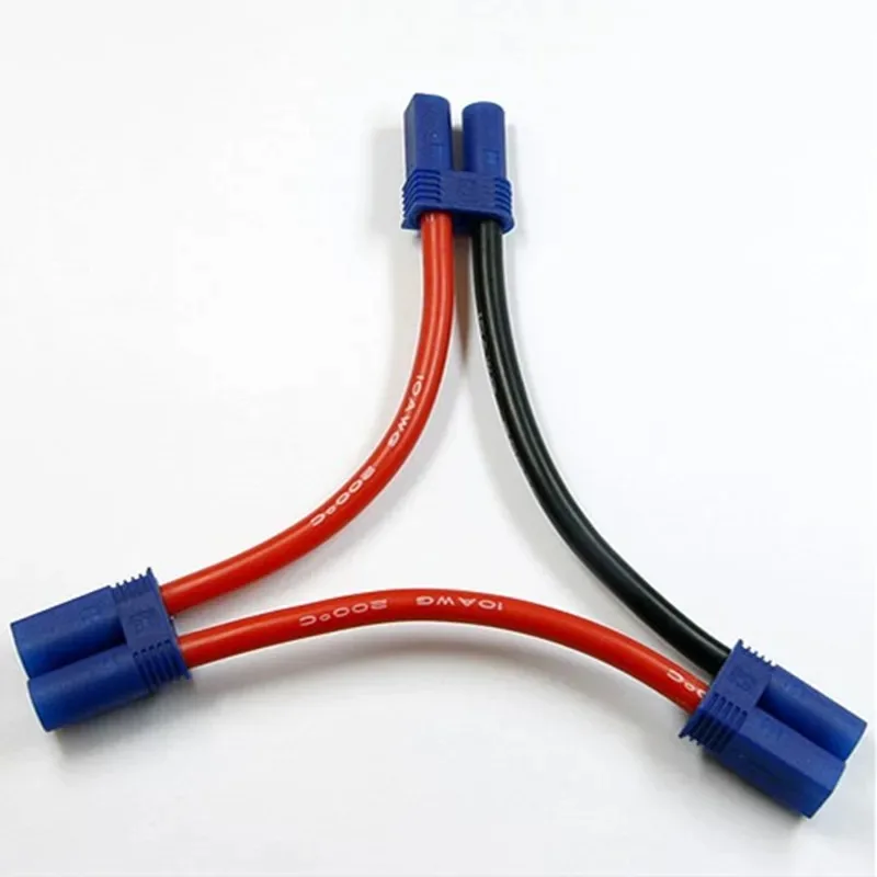 EC5 Series Connector 10AWG 2-male 1-female Serial Connection Cable 1pcs RC Battery Lipo Connector