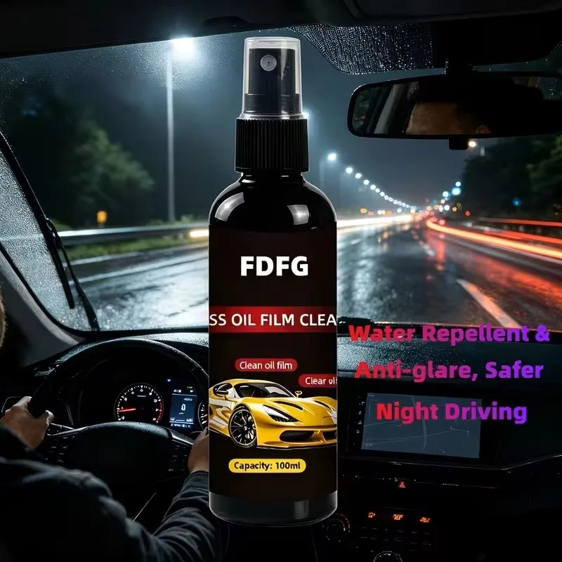 Anti‑Fog Rain Repellent Spray, Long‑Lasting Glass Defogger Agent for Car Windshield & Windows, Helmets, Swim Goggles and Mirrors, Enhance Visibility for Safe Driving in Rainy Conditions