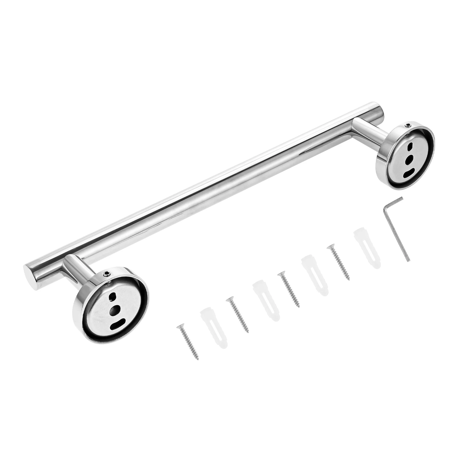 

1 шт., 12/16 дюймов, вешалка для полотенец для ванной комнаты с винтами, аксессуары из нержавеющей стали, используемые в кухне, спальне, гостиной, туалете