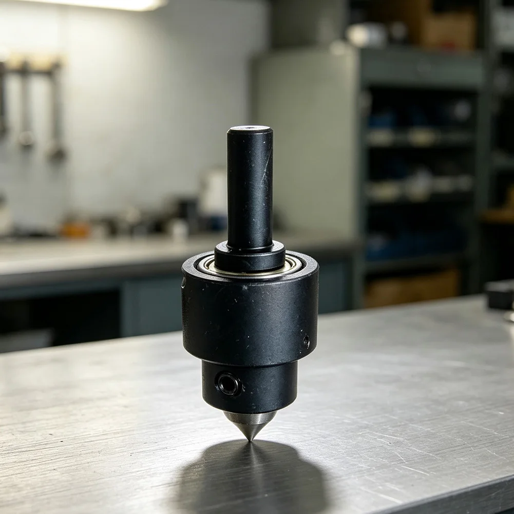 Wood for lathe Live Center High Precision Rotating Tailstock for Small Lathes 60mm/2.36in Alloy Bearing Sealed Dustproof