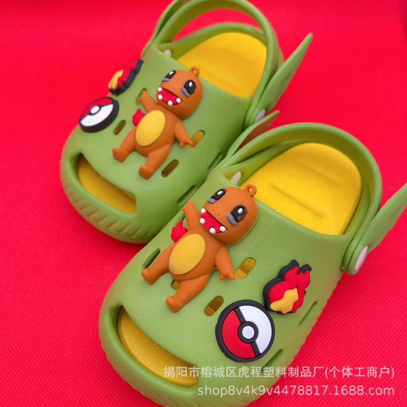 6pcs Pokemon Shoe Buckle Cartoon Gengar Squirtle Charmander DIY Sneakers Sandals Decoration Accessories Kids Toys Birthday Gifts