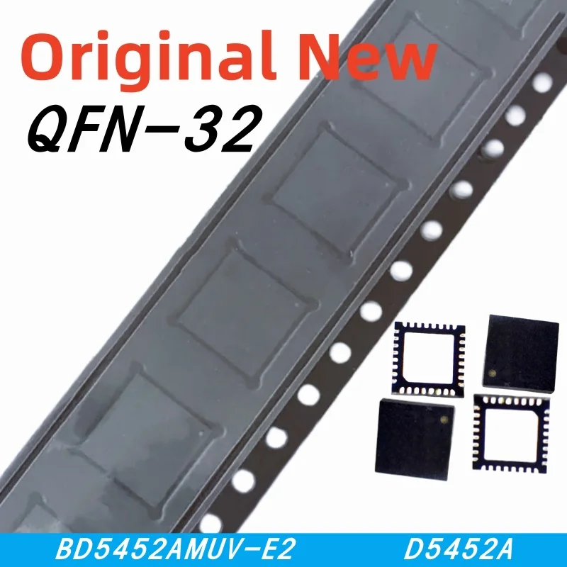 2-5pcs 100% New BD5452AMUV-E2 MUV  D5452A  QFN-32