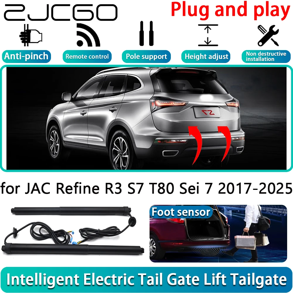 

for JAC Refine R3 S7 T80 Sei 7 2017-2025 OEM Electric Powered Tailgate Power Liftgate Automatic Tailgate System With Foot Sensor