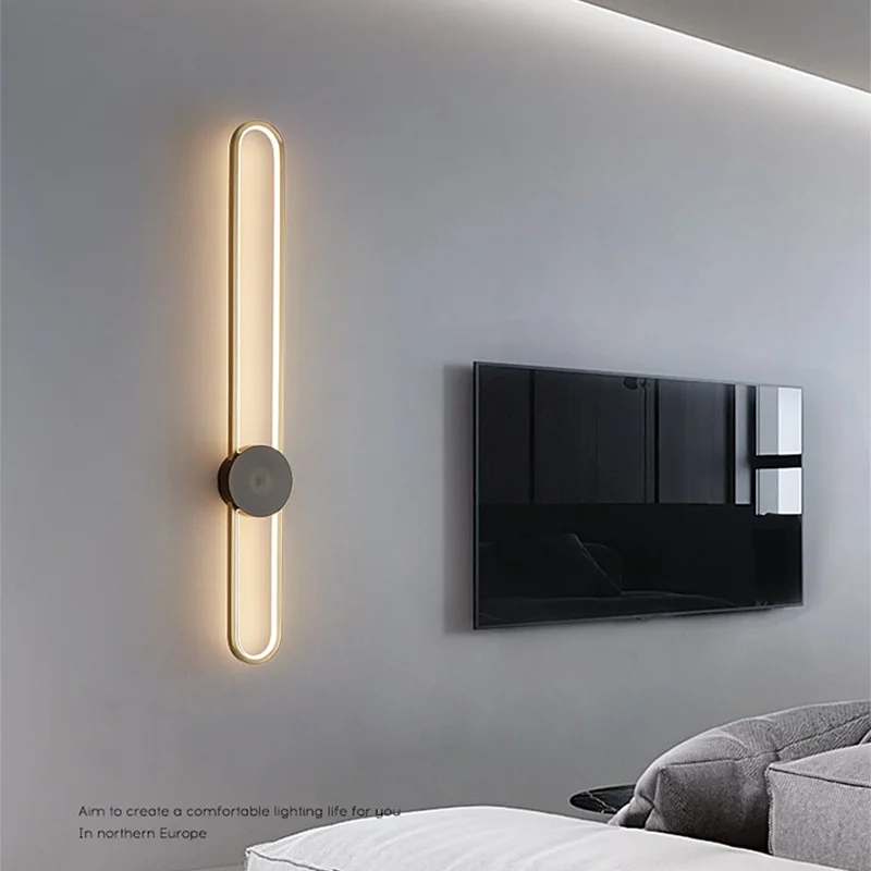 luz de parede led moderna para quarto e sala de estar arabela de superficie iluminacao de fundo decoracao 01