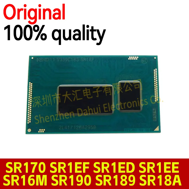 

New SR170 SR1EF SR1ED SR1EE SR16M SR190 SR189 SR18A I5-4200U I5-4210U I5-4300U I5-4310U i5-4250U I5-4203Y i5-4288U i5-4258U BGA