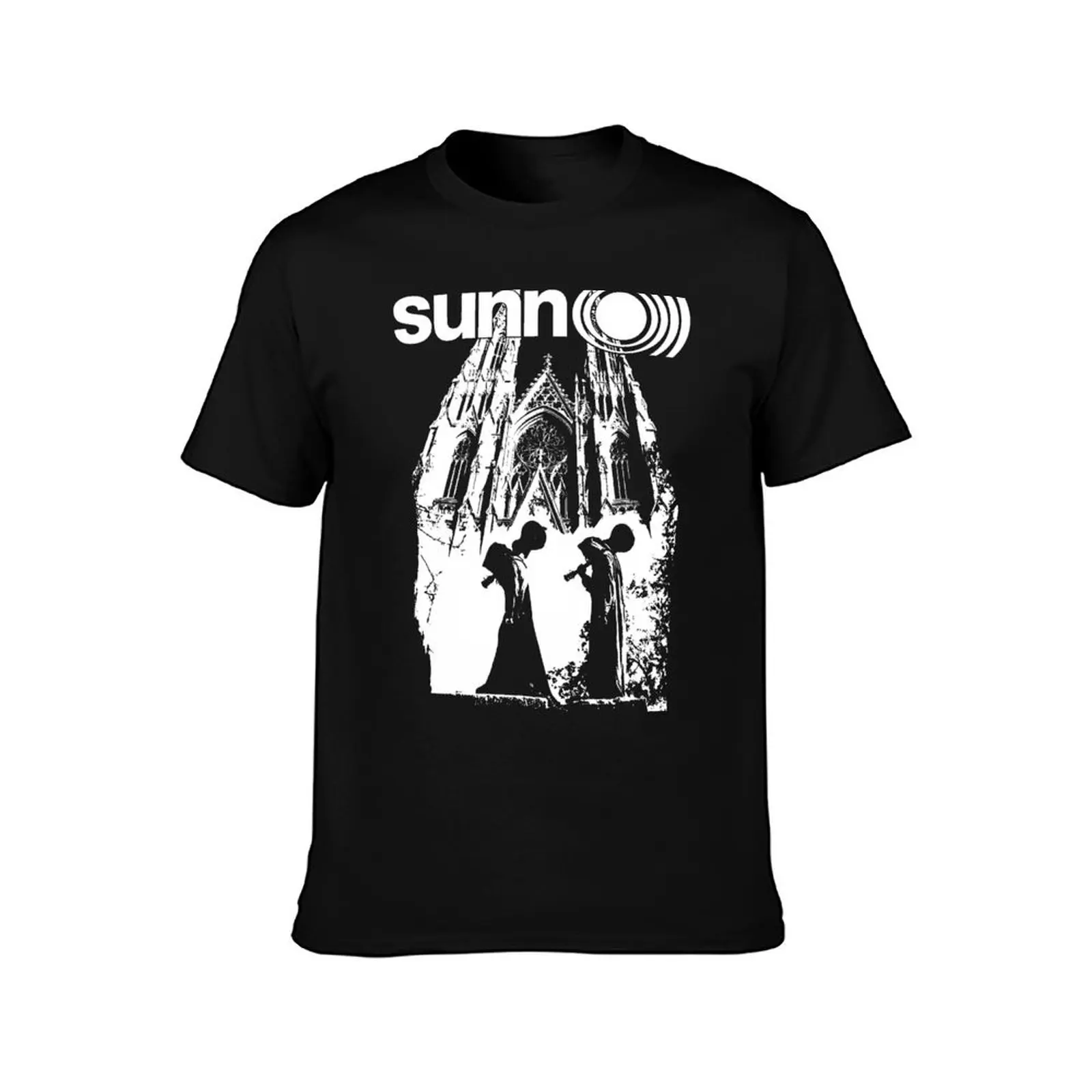 cathedral O))) T-Shirt Summer Casual Cotton Tee Oversized Streetwear Tops Vintage Graphic Print Loose Fit Short Sleeve