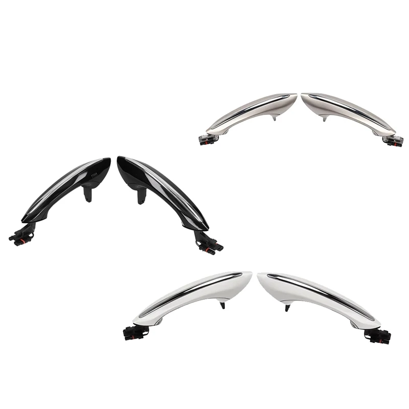 

A22F-1Pair Rear Door Handle Comfort Access For BMW 5 6 7 Series F07 F10 F11 F06 F12 F13 F01 F02 51217231933 51217231934 LHD