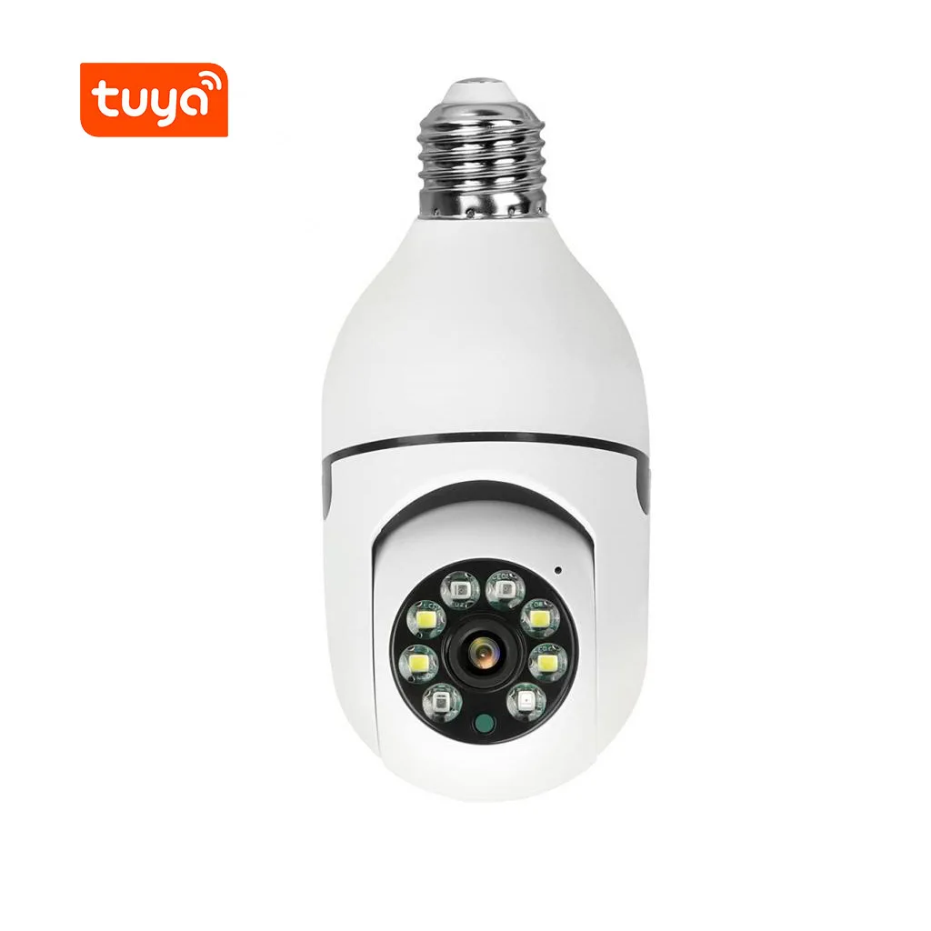 

3MP 1296P Tuya/YiLot APP E27 Lamp Head Soecket PTZ IP Camera Full Color Night Vision Home Security CCTV Intercom Baby Monitor