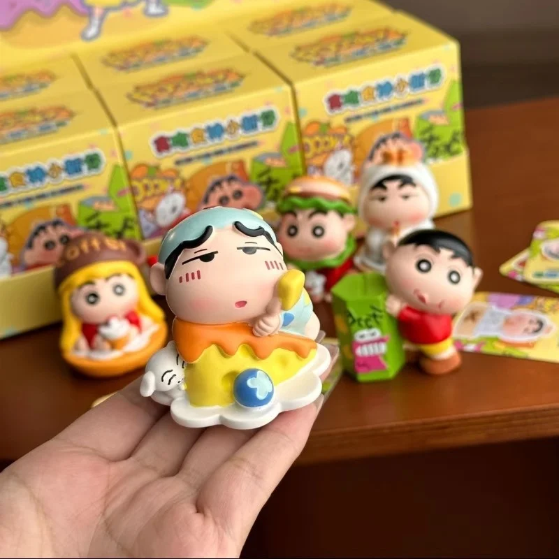 Xiaoxin blind box greedy food god Xiaoxinzi series cute cartoon figure desktop car ornaments gift