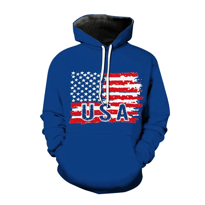 2024 New National Flag Hoodies USA UK Brazil Chile 3D Print Streetwear Men Women Fashion Sweatshirts Hoodie Pullovers Clothing