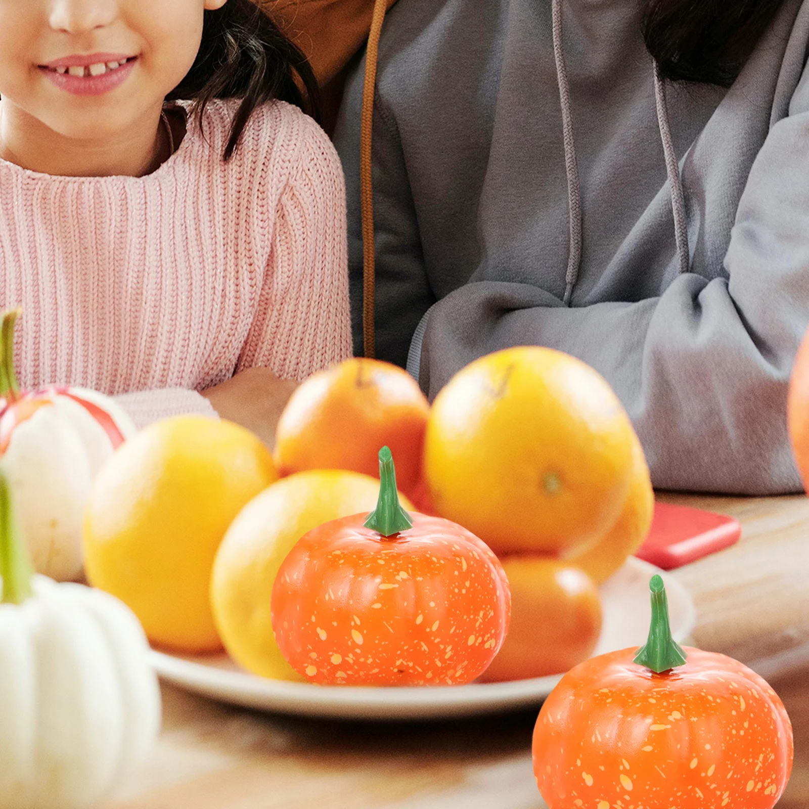 

16Pcs Realistic Simulation Pumpkin Decor Rustic Kitchen Halloween Photography Prop Party Supplies Fall Thanksgiving Decoration