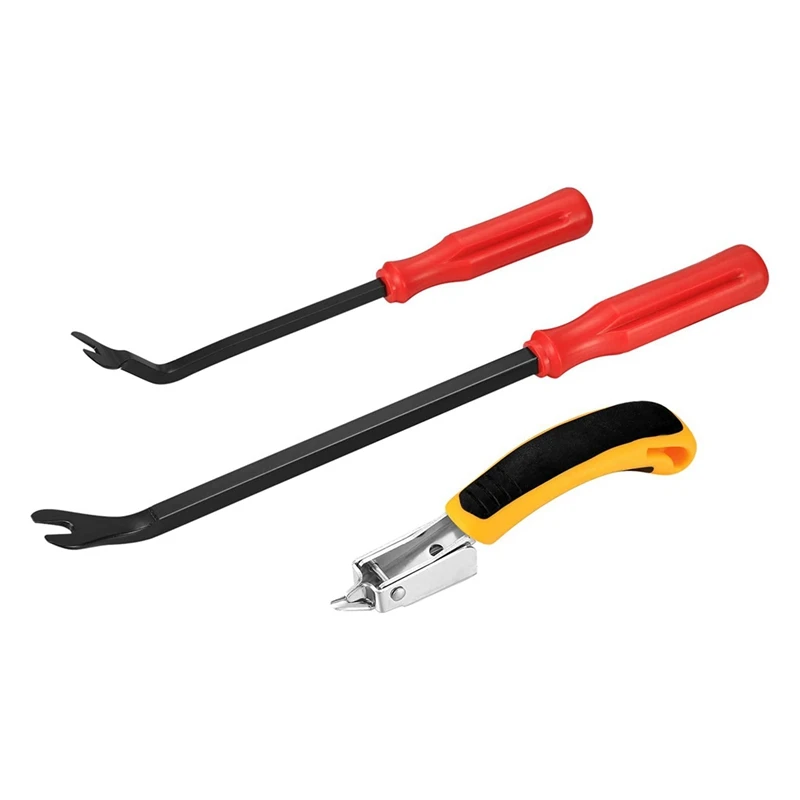 

3 Pcs Staple Remover Tool With Puller Tool Set,For Removing For Furniture Floor Photo Frame