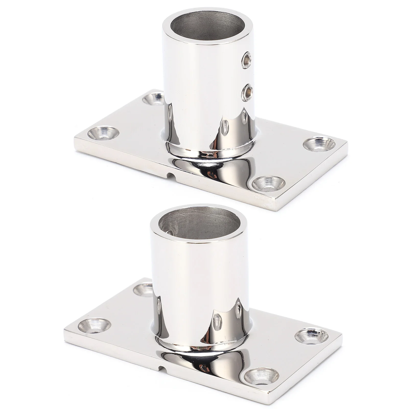 

Stanchion Base Stainless Steel 90 Degree Rectangular Durable AntiCorrosion Polishing Hnadrail Fitting for Boat Yacht