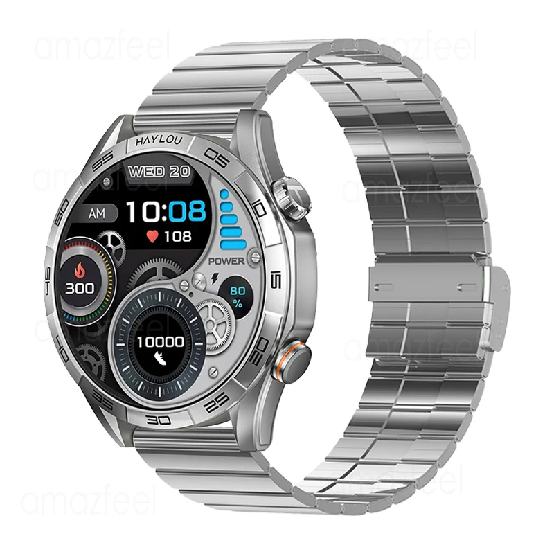 Gelang untuk Haylou Solar 5/NEO/PRO Gelang Jam Baja Tahan Karat untuk Jam Tangan Haylou Tali Logam RS5 untuk Jam Tangan Haylou 2 Gelang Pro